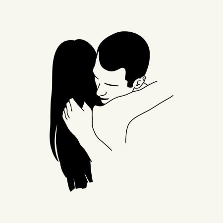 Контур влюбленной пары