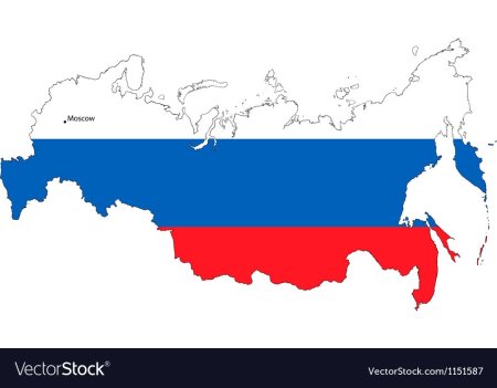 Контурная карта России административное деление