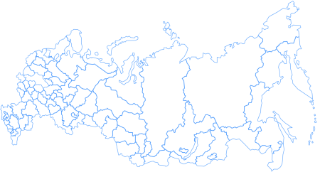 Карта России раскраска
