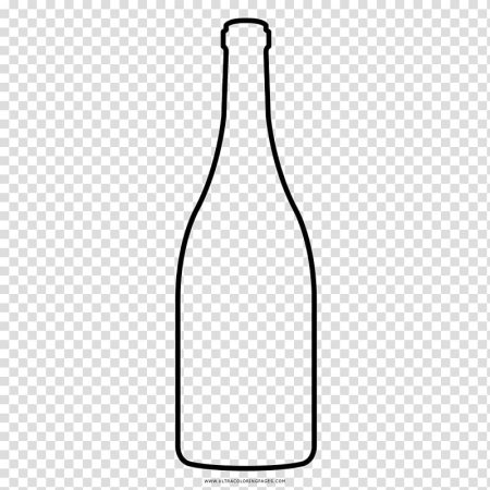 Бутылка схематично
