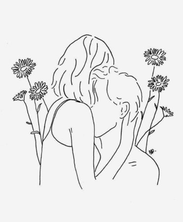 Влюбленные одной линией