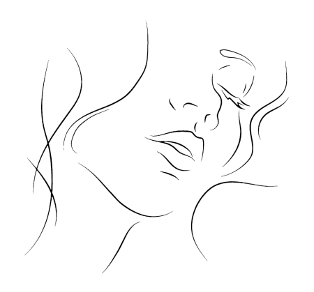 Лицо одной линией