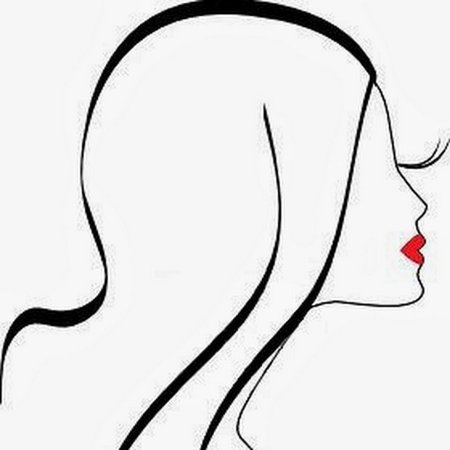 Очертания женского лица