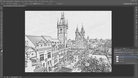 Контурные рисунки для фотошопа