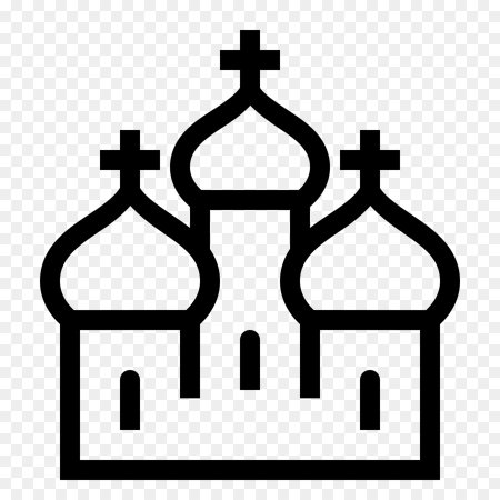 Церковь раскраска для детей