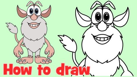 Буба раскраска для детей