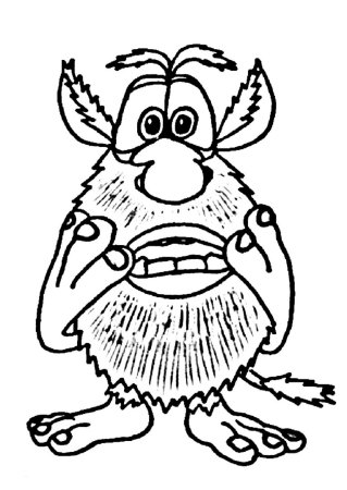 Раскраски мультфильмы Буба