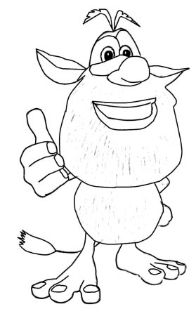 Буба герои раскраска