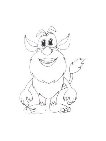 Раскраски Буба Домовой