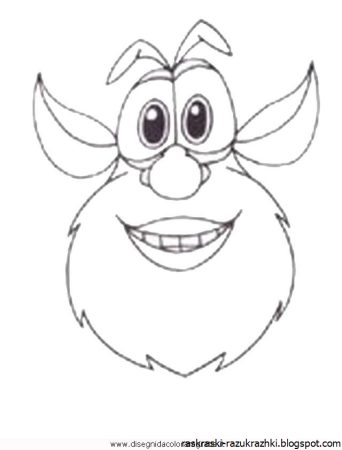 Буба и Лула раскраска