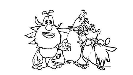 Буба. Раскраска