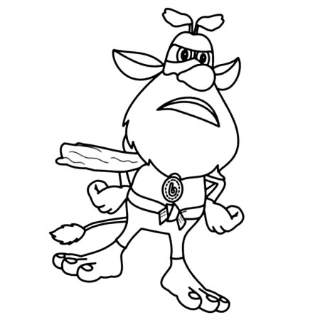 Буба. Раскраска