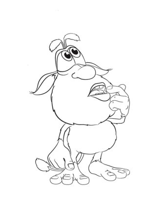 Буба раскраска для детей