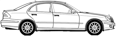 Габариты Мерседес w211