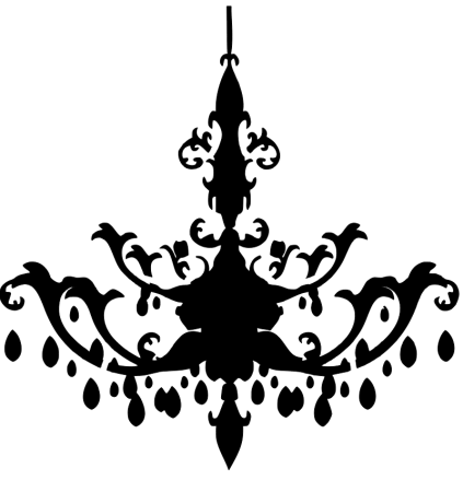 Люстра трафарет
