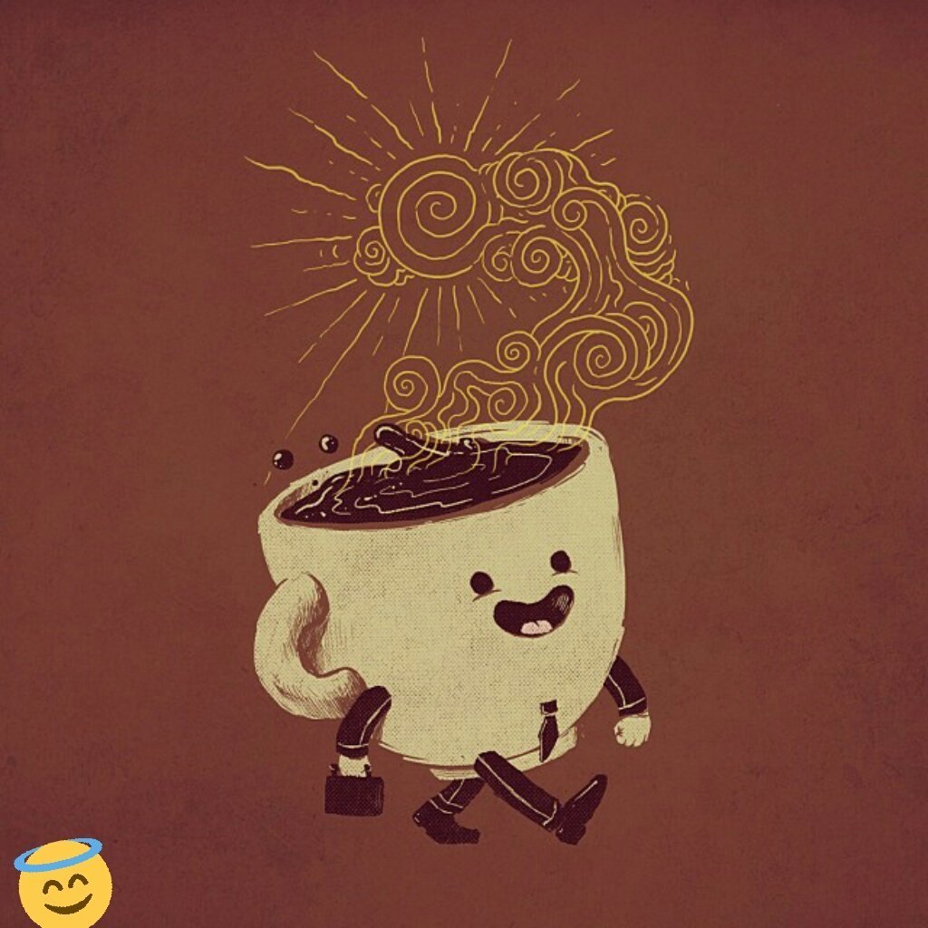 Чашка кофе арт