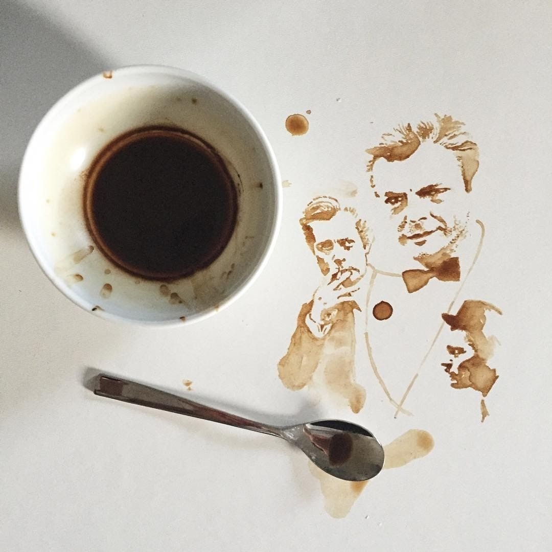 Кофейные иллюстрации Giulia Bernardelli