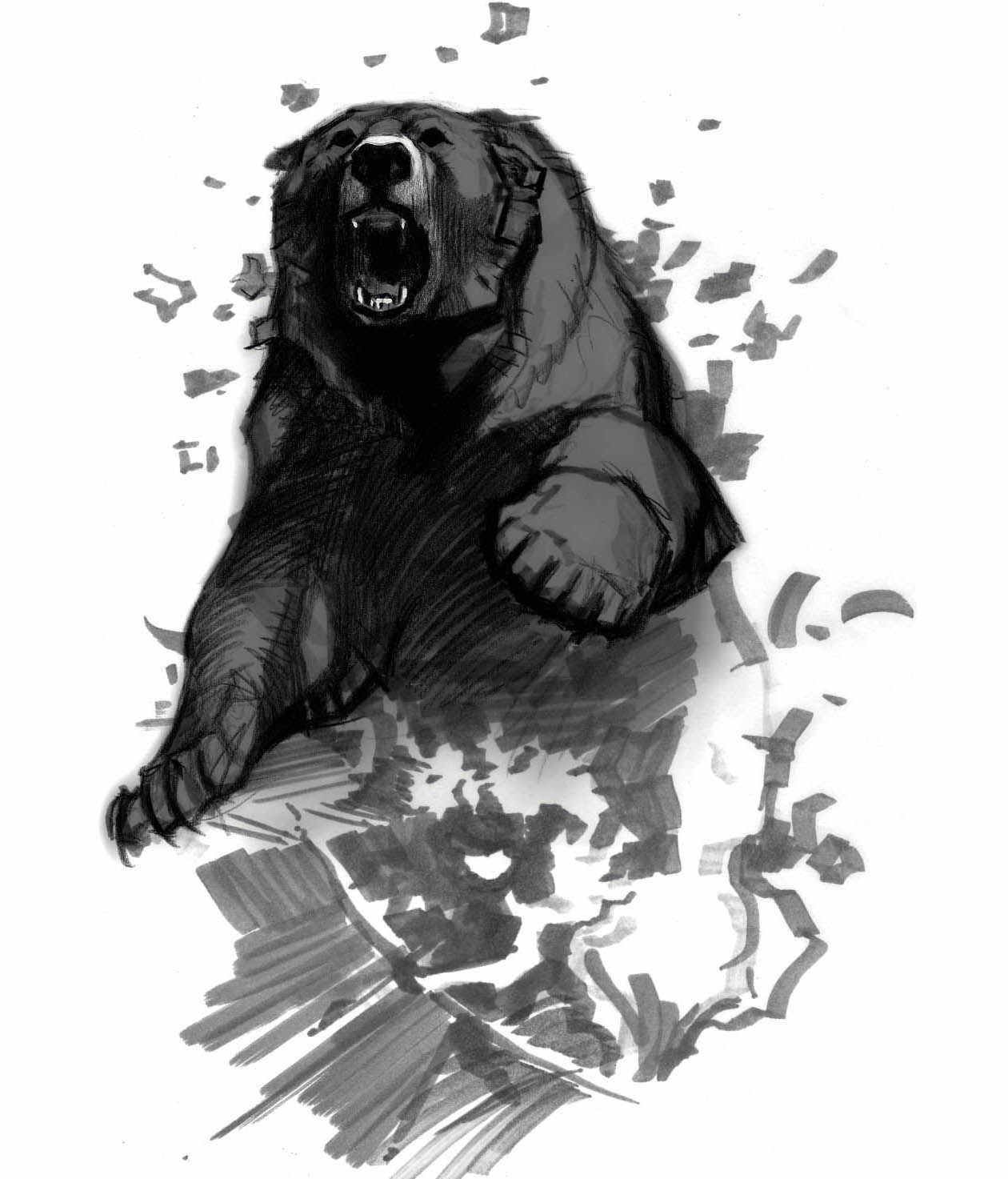 Русский медведь арт