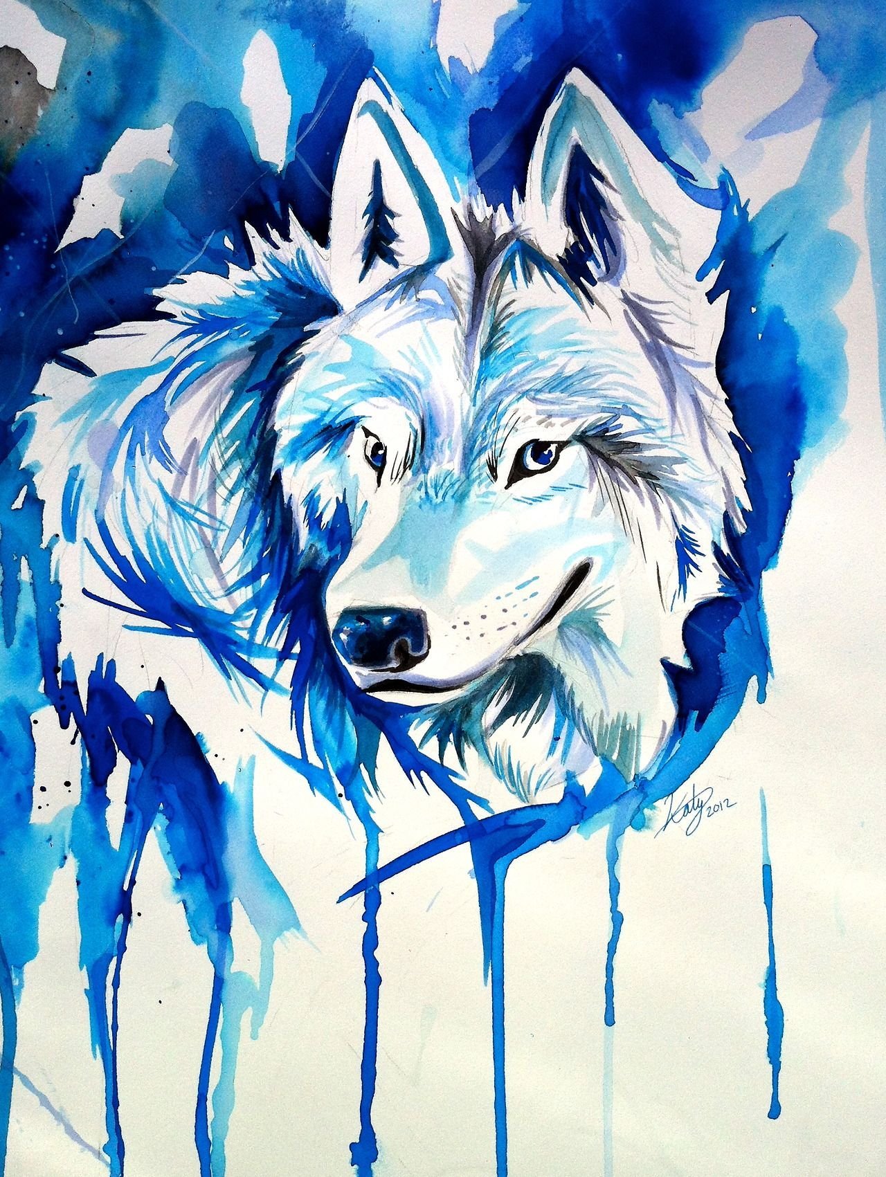 Ледяной волк арт