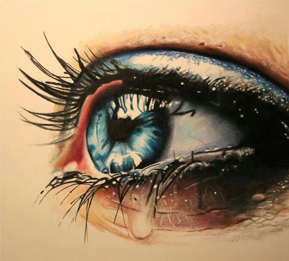 Краска плачу. Глаз акварелью. Глаза рисунок. Реалистичный глаз. Глаза в живописи.