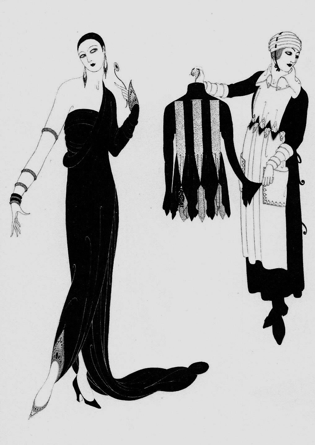 Эрте модельер иллюстрации 1925 год