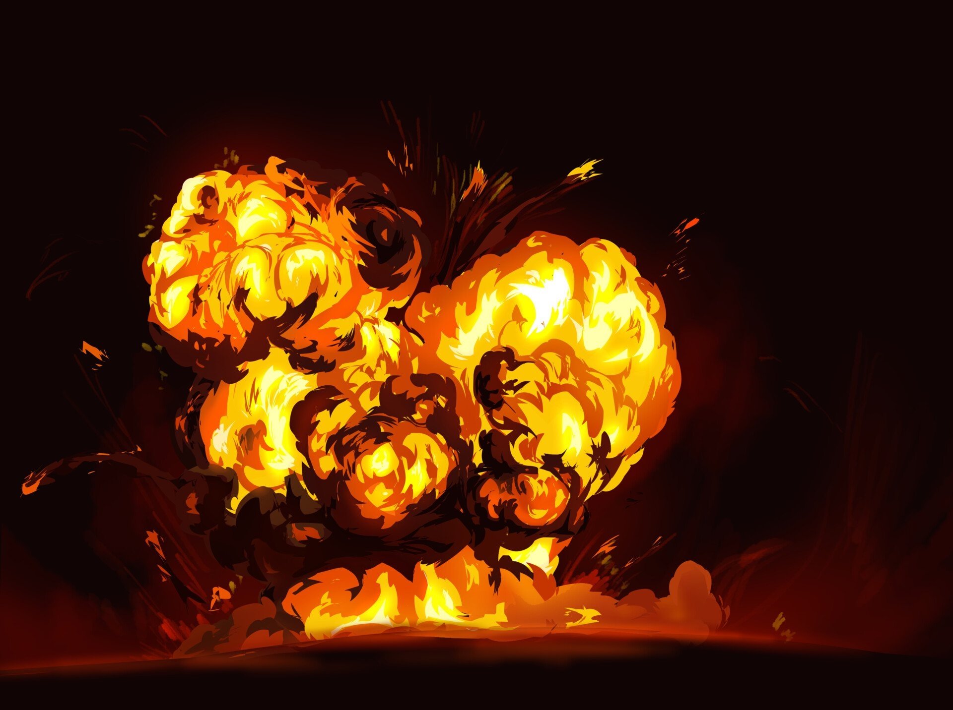 Огненный взрыв