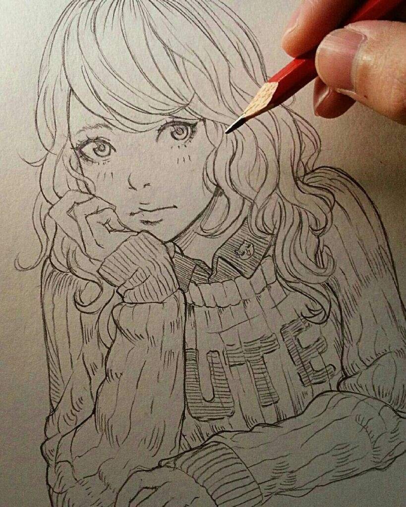 Красивая рисовка карандашом