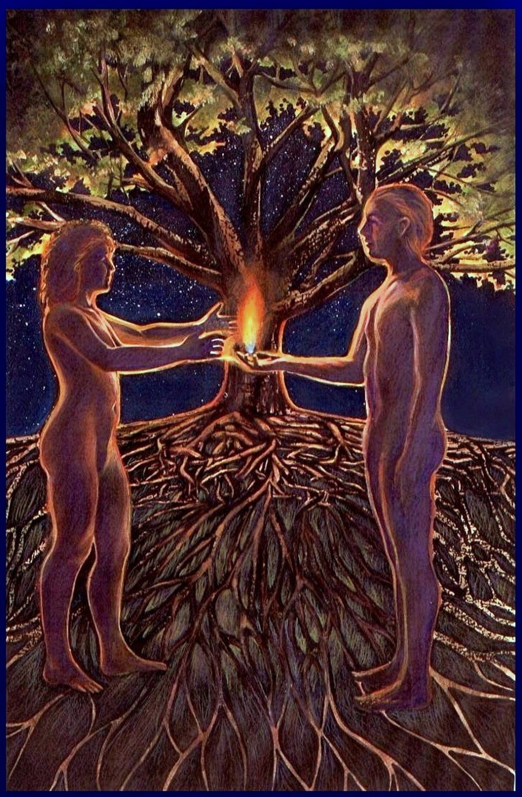 Адам и ева у древа познания