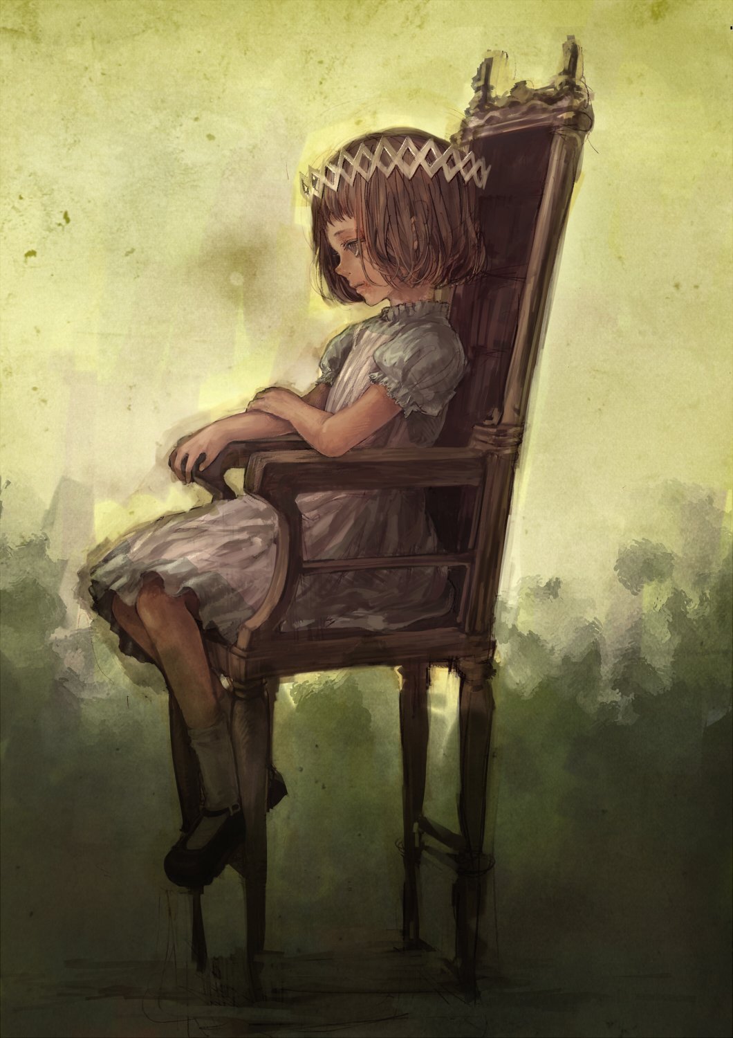 Девочка на стуле