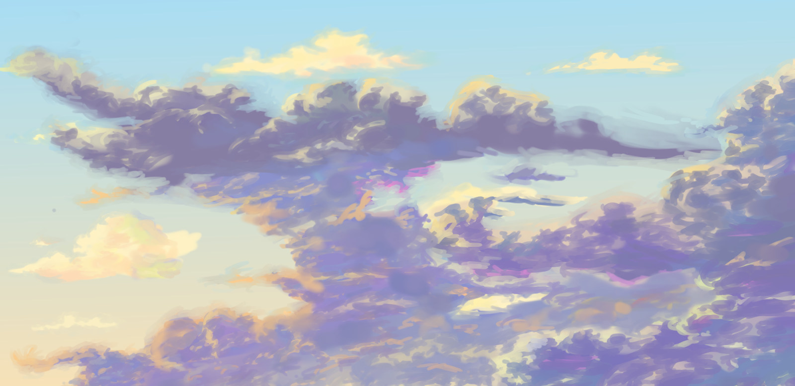 Картинки нарисованное небо. Небо рисунок. Облака арт. Нарисованное небо с облаками.