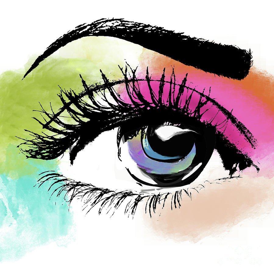 Логотип красивые глаза