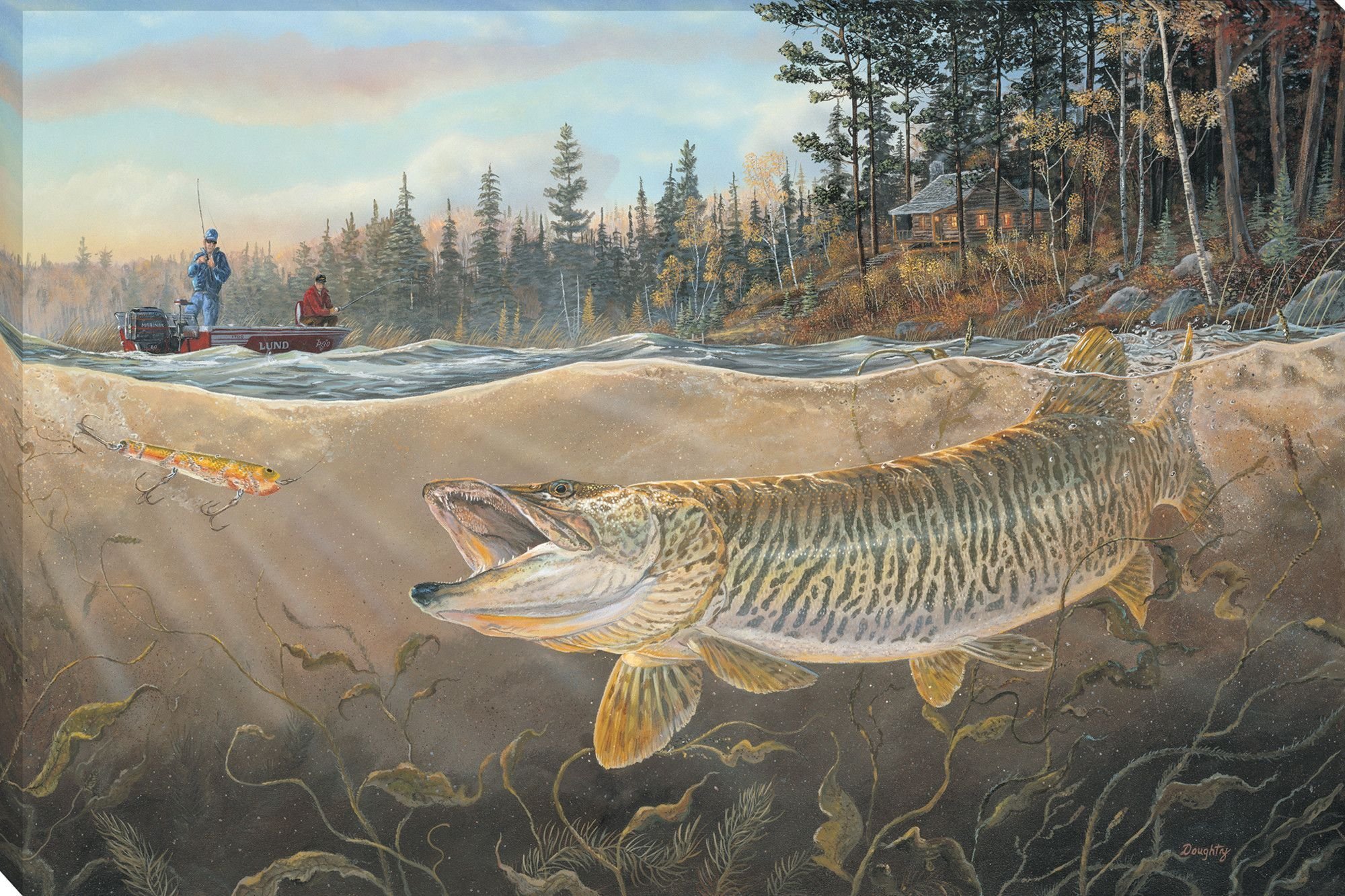 Терри Даути картины рыба