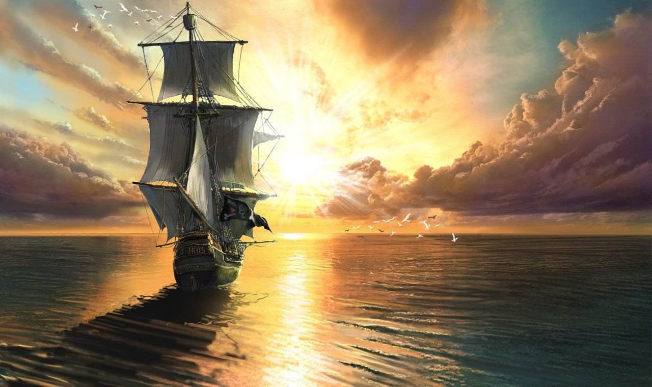 Пиратские корабли картинки