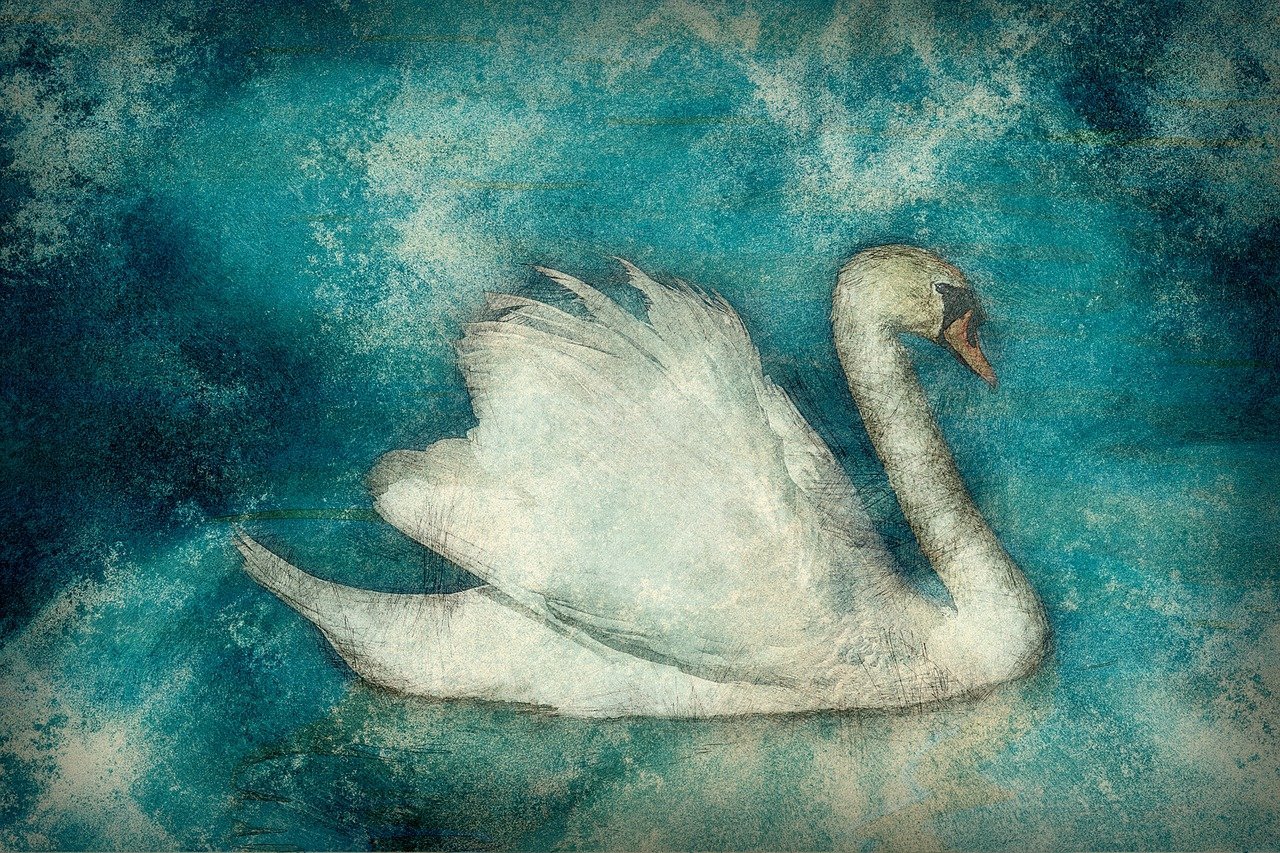 Гигантский лебедь арт