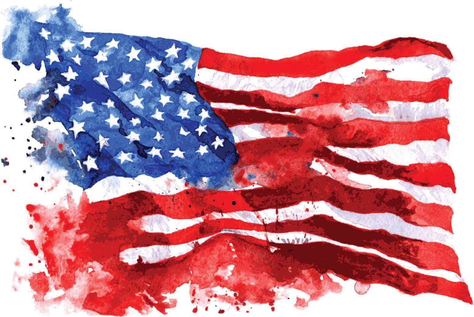 Флаг США рисунок