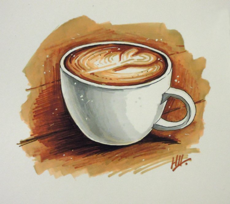 Кофе рисунок. Скетчинг кофе. Скетчинг чашка кофе. Чашка скетч. Чашка кофе маркерами.