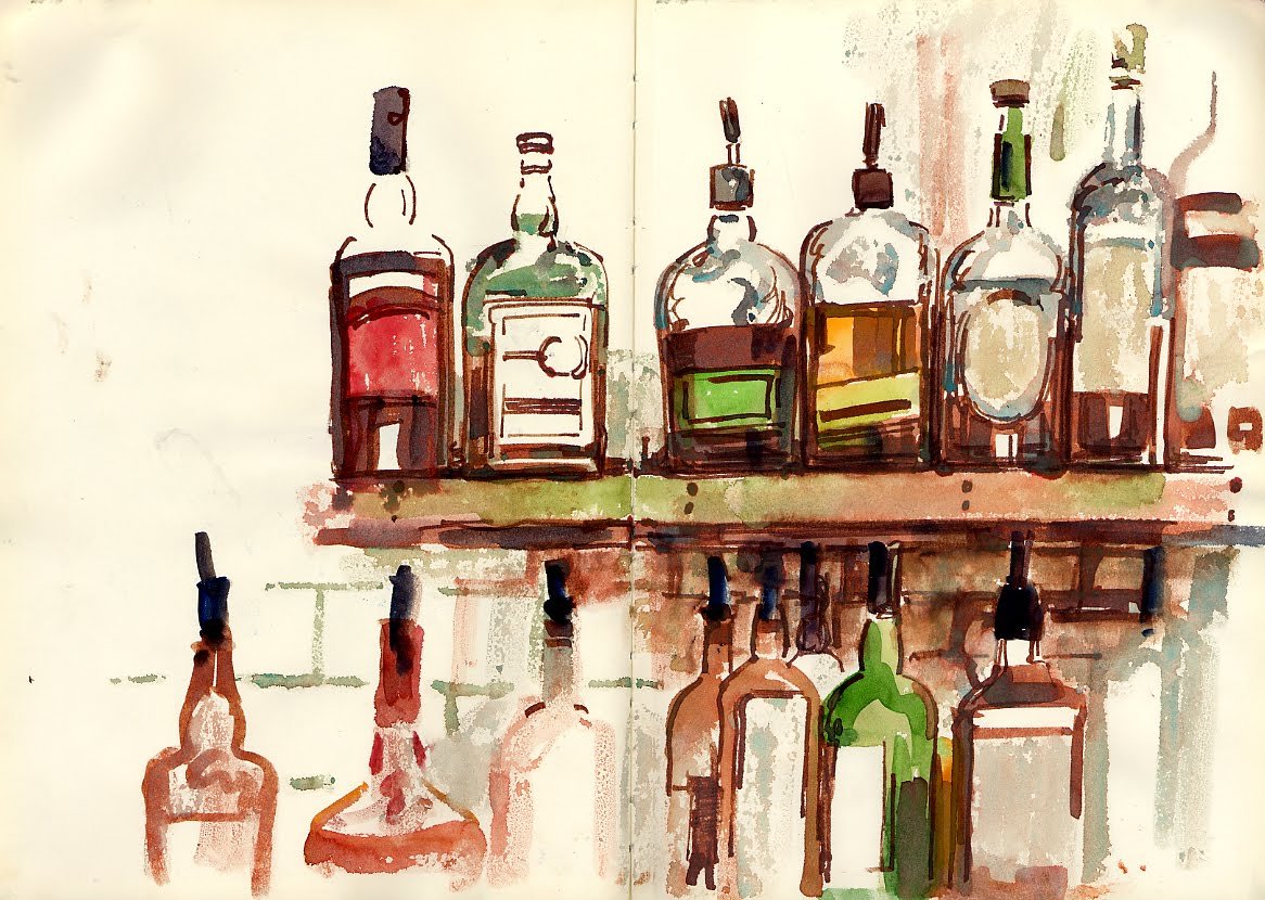 Бар рисунок. Алкогольная живопись. Картины для бара. Алкоголь арты.