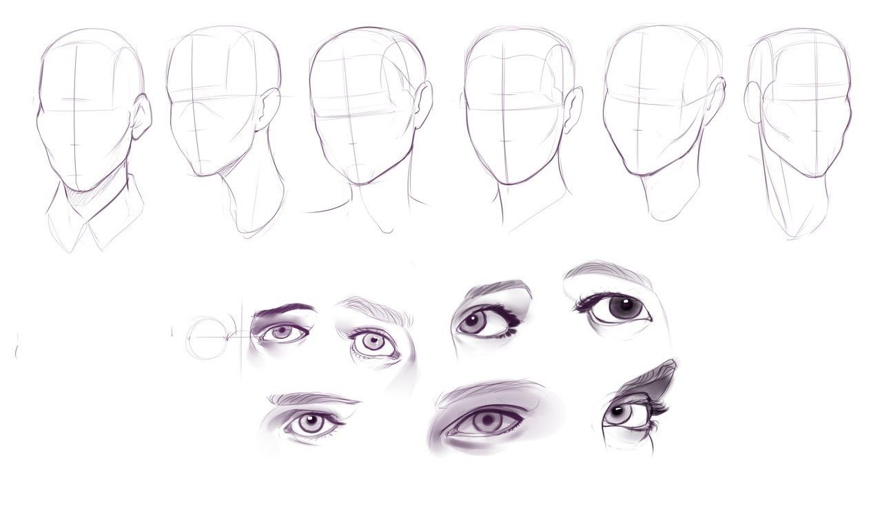 Как научиться рисовать лицо