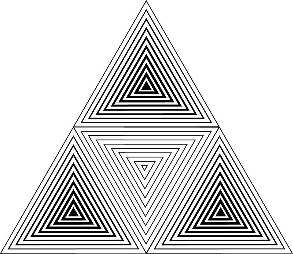 Треугольный узор