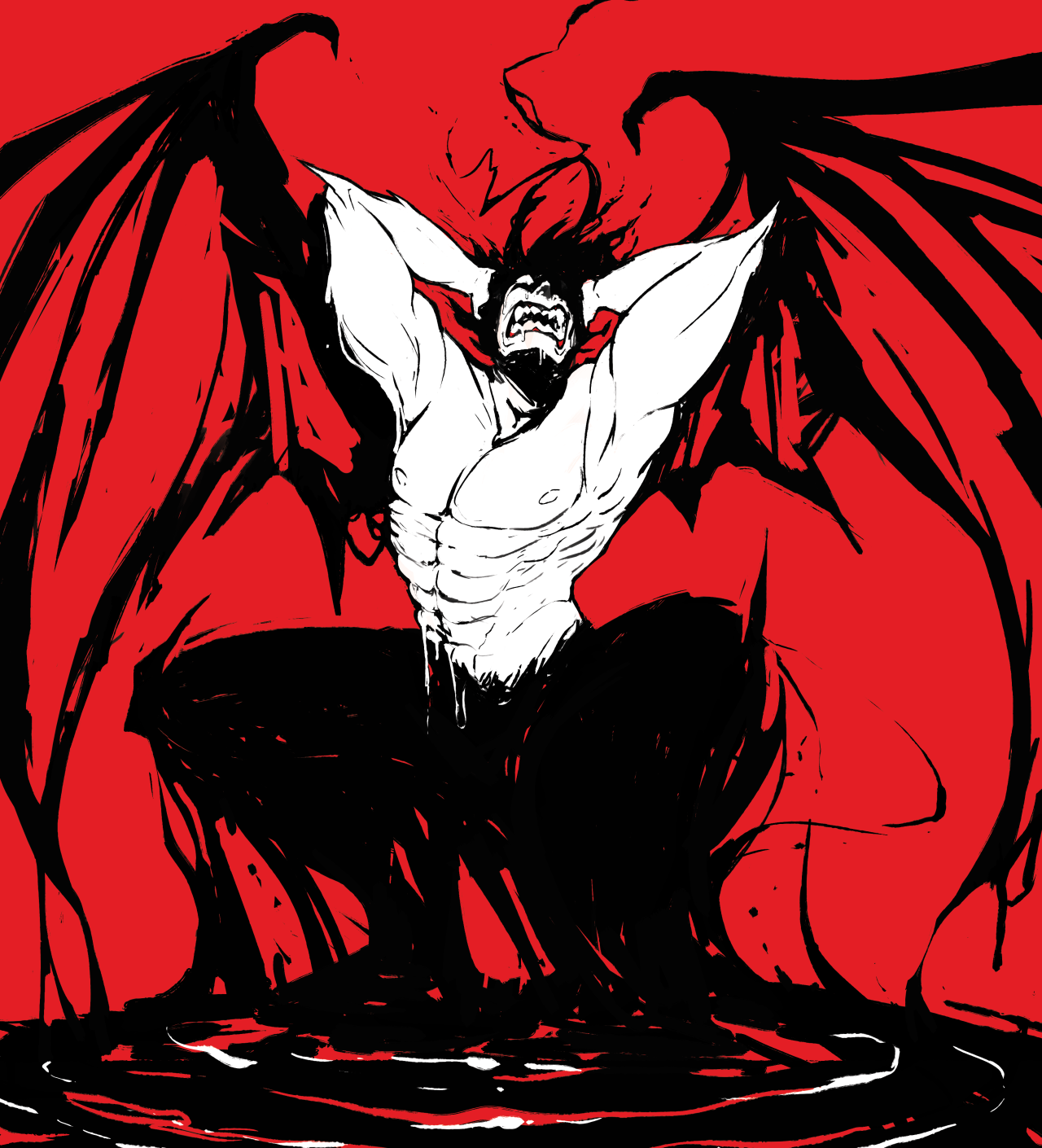 Devilman Crybaby Акира демон. Devilman Люцифер.
