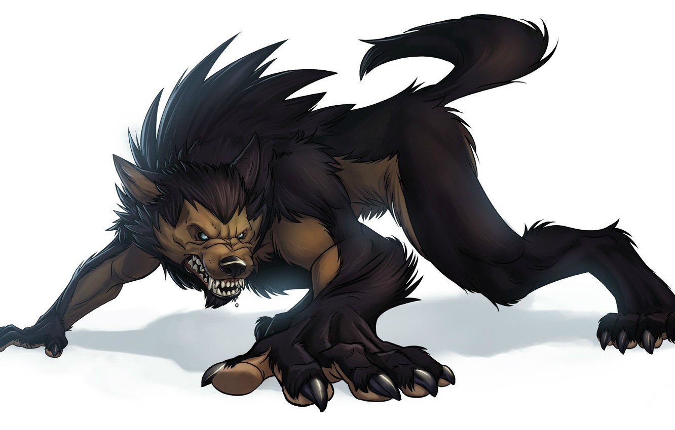 Cute werewolf art