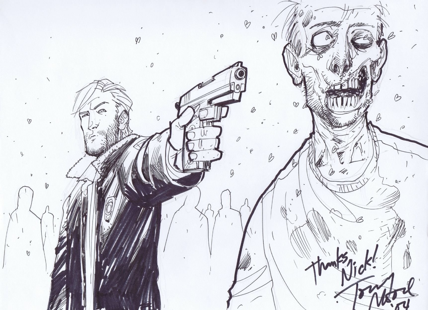 Включи зомби нарисовал. Рик Ходячие мертвецы комикс. Рик Граймс комикс Тони Мур. Тони Мур Ходячие мертвецы.