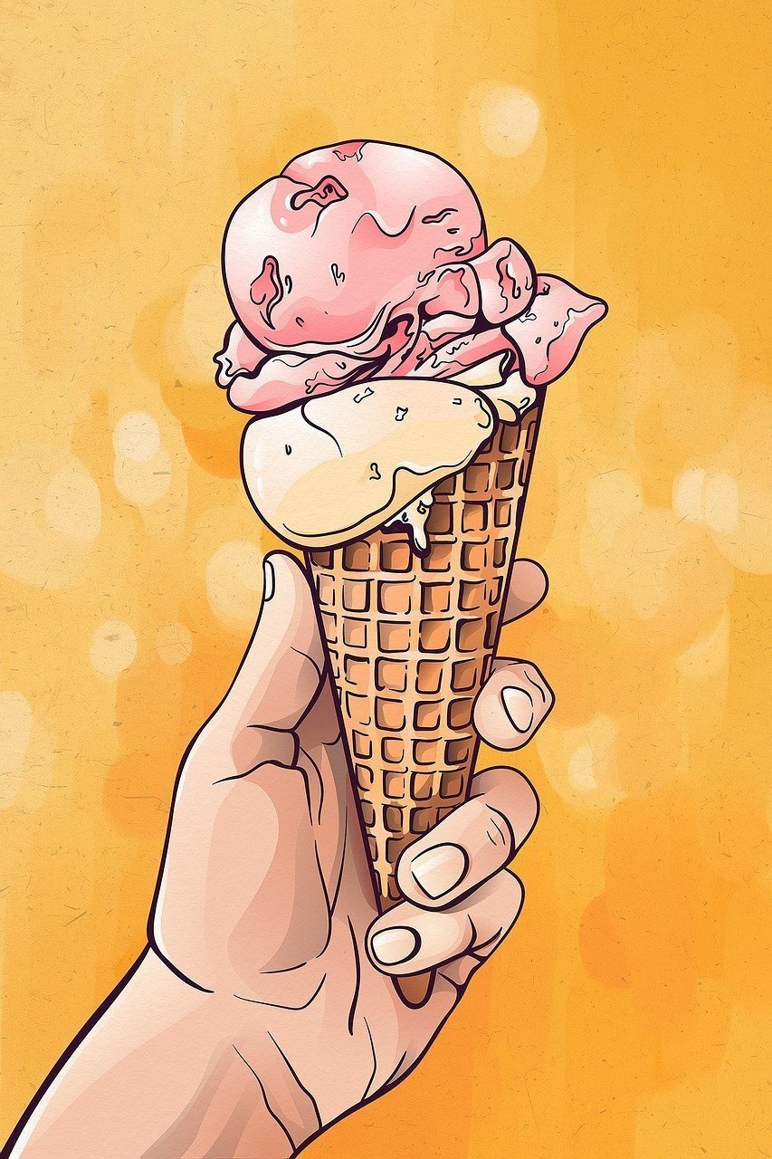 Мороженое арт