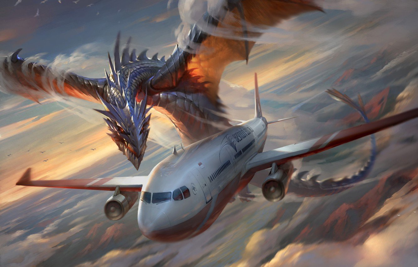 Самолет дракон