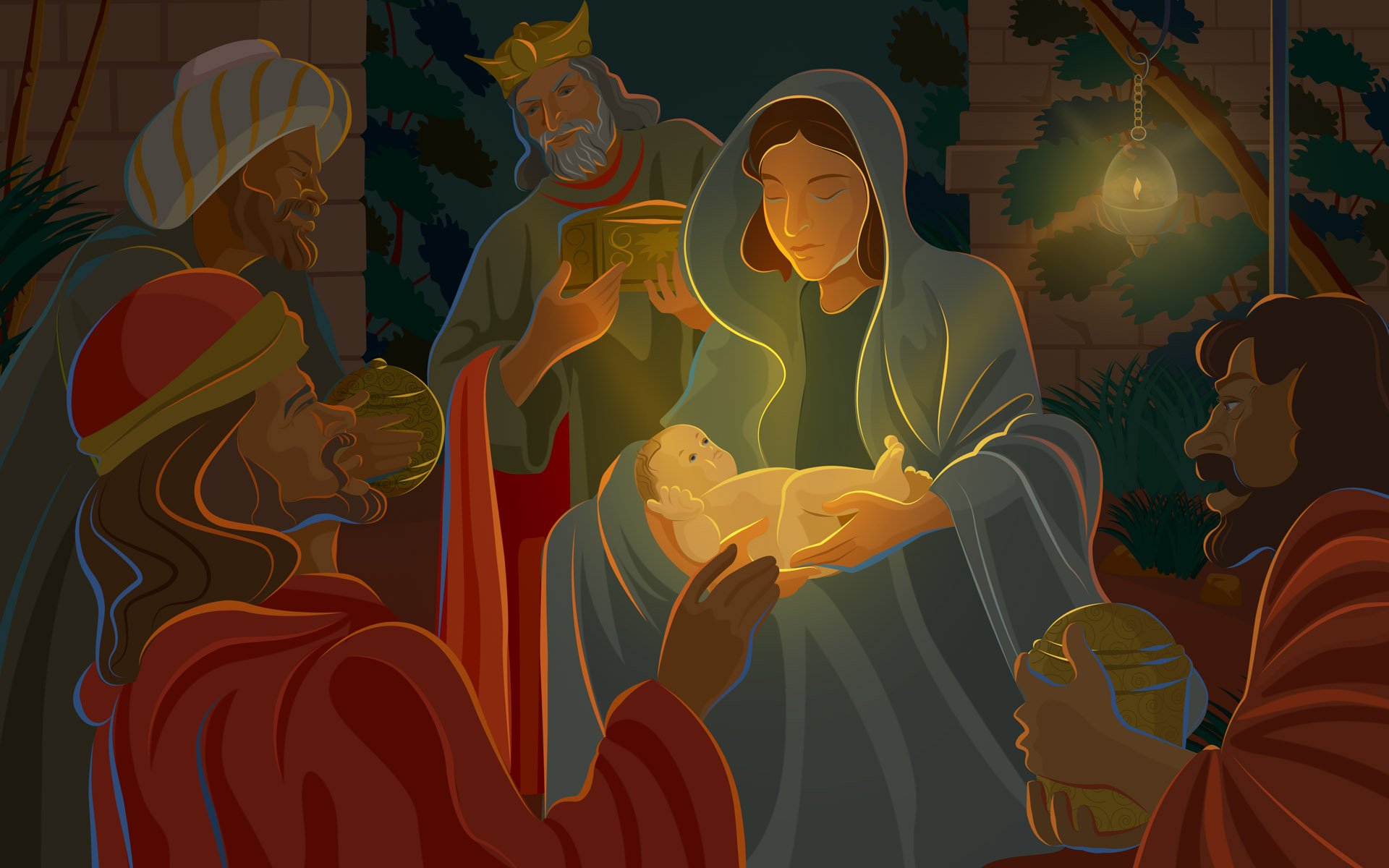Ангел возвещает Марии рождение Христа
