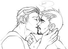 Тони Старк и Стив Роджерс слэш 18