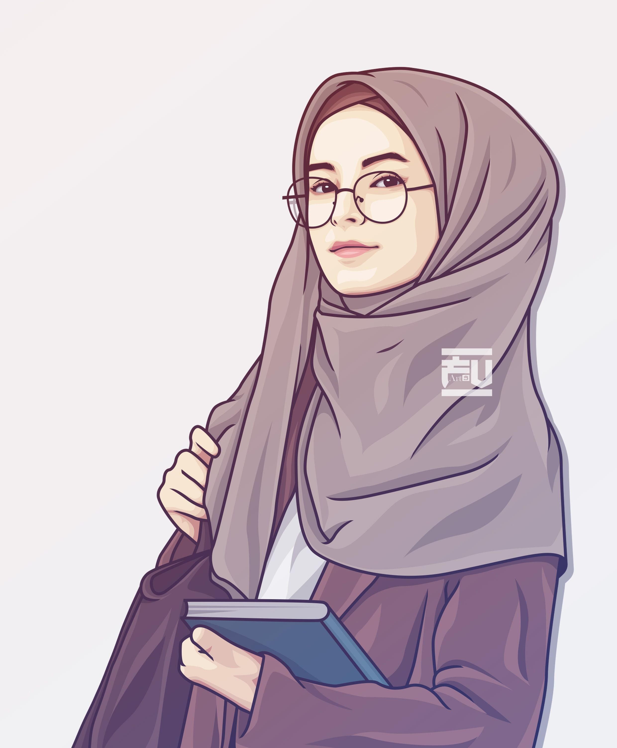 Рисунки аниме хиджаб