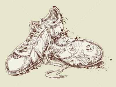 Футбольные кроссовки скетч