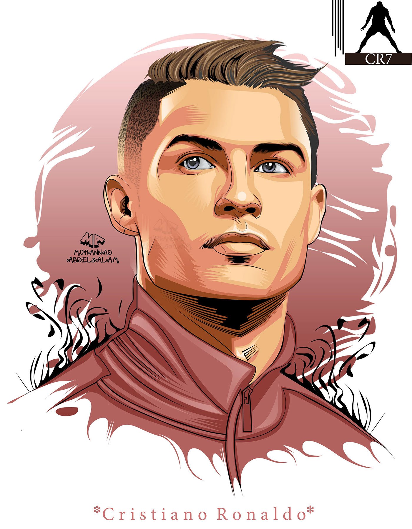 Ronaldo cartoon