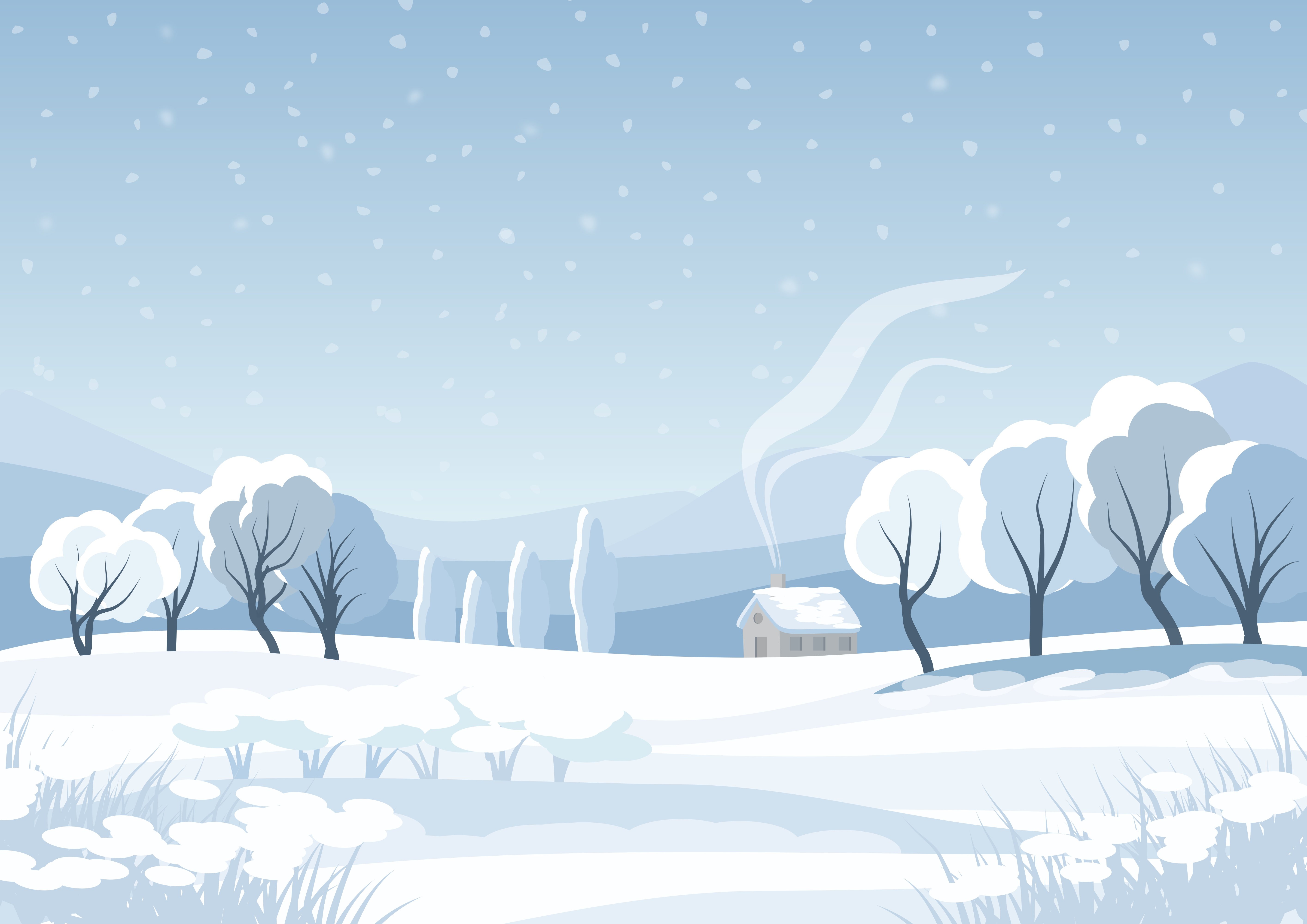 Сугроб рисунок. Стилизованные зимние пейзажи. Зима рисунок. Зима вектор. Зимний пейзаж мультяшный.